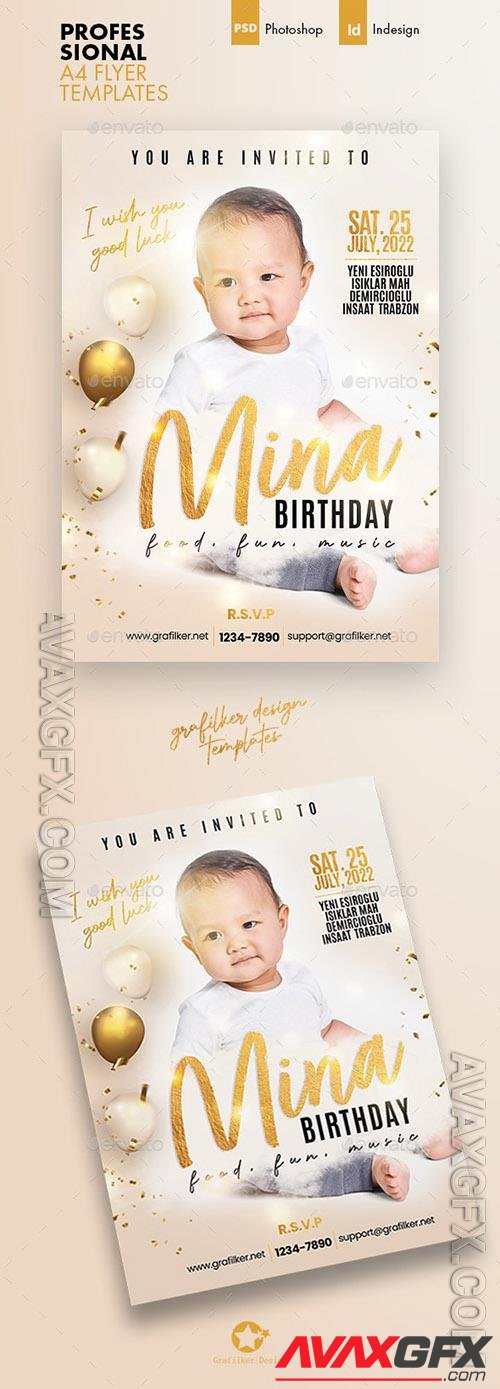 Baby Event Flyer Templates 32019449
