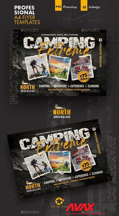 Camping Adventure Flyer Templates 31613486