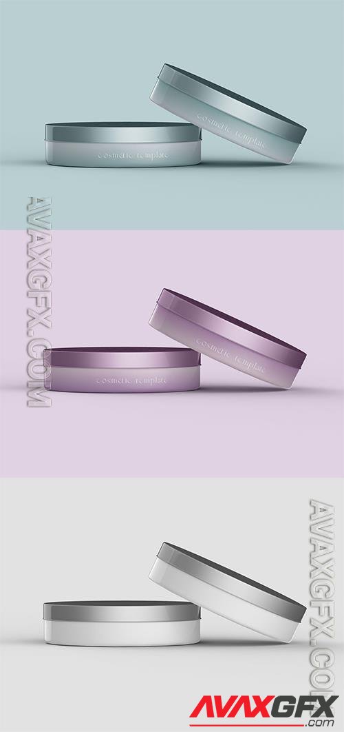 Two Cosmetic Containers Mockup 8YYTYW2