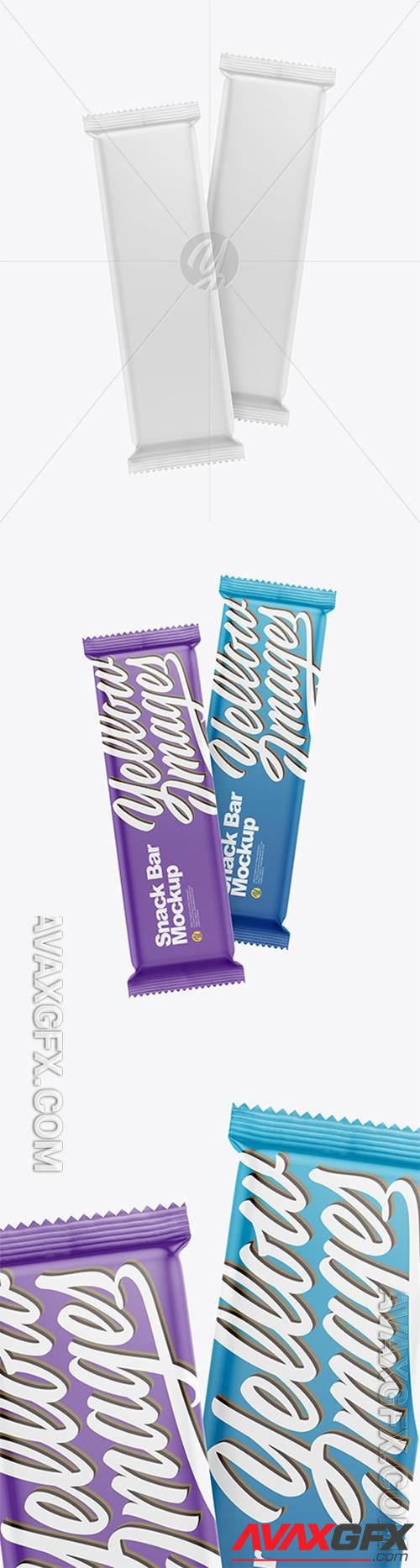 Two Matte Snack Bars Mockup 86313 TIF