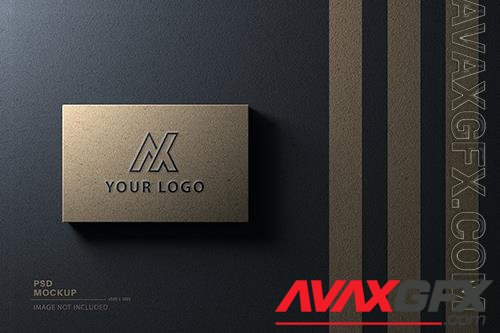 Luxury business paper logo mockup BAAFU3C