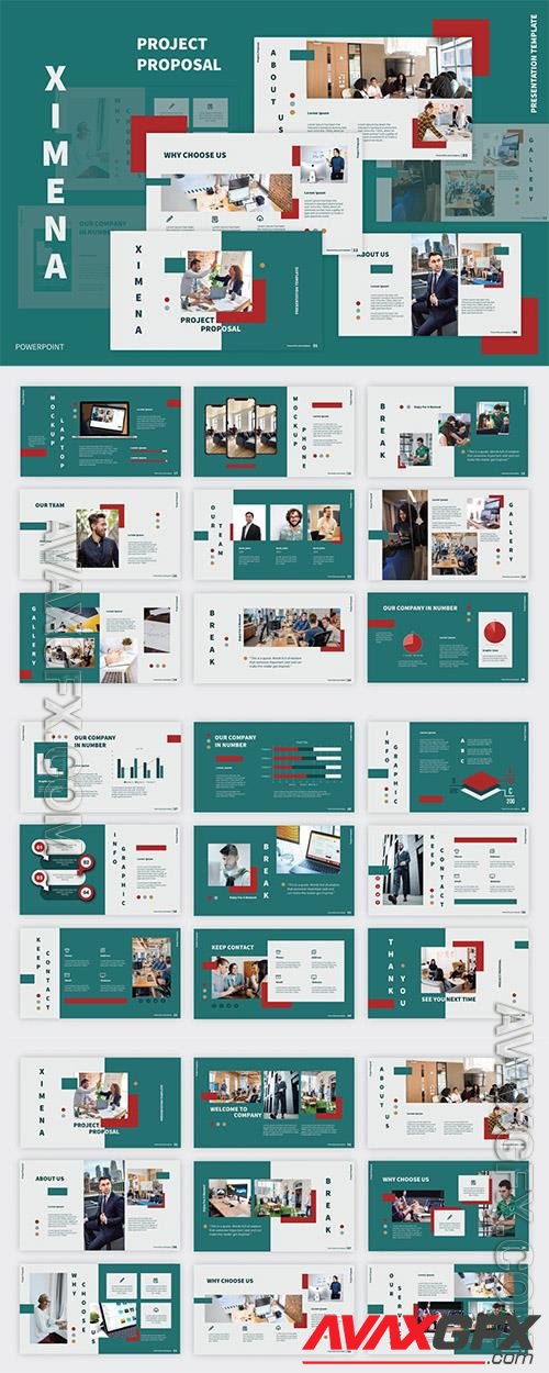 Project Proposal Powerpoint, Keynote and Google Slides Template