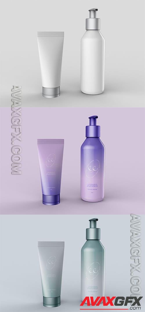 Two Beauty Products Mockup PPBL664