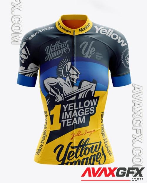 Women's Cycling Jersey Mockup - Front View 12297