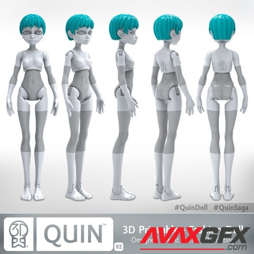 Quin - To Infinity Set – 3D Printable STL