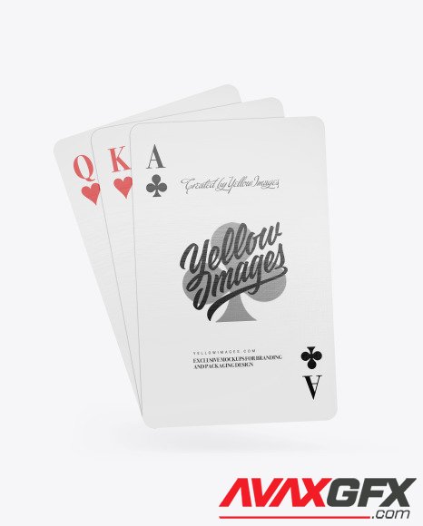 Three Playing Cards Mockup 86703