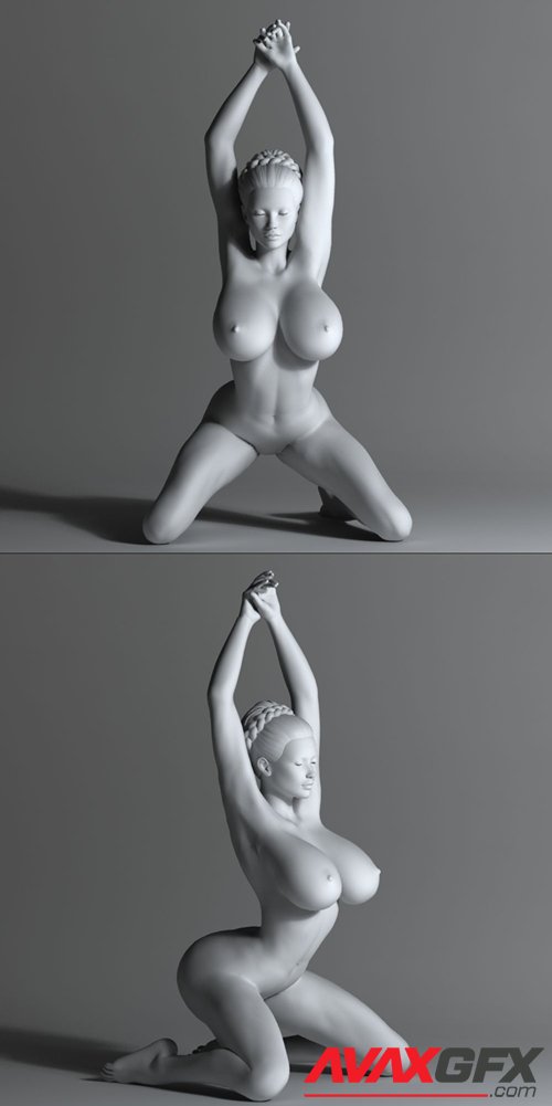 Sexy Naked Woman – 3D Printable STL