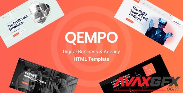 ThemeForest - Qempo v1.0 - Digital Agency Services HTML5 Template - 33293102