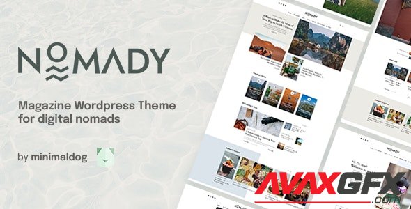 ThemeForest - Nomady v1.1.5 - Magazine Theme for Digital Nomads - 29852556