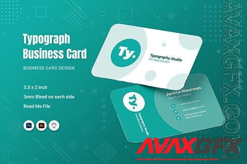Typograph Studio Business Card 6YKHRVS