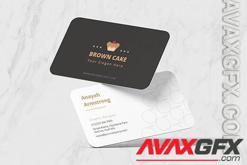 The Brown Cake Business Card ERSCVPH
