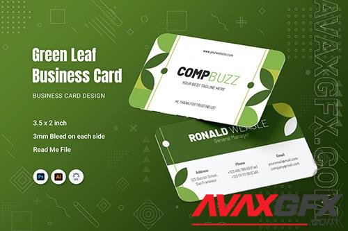 Green Leaf Business Card V53F9XG