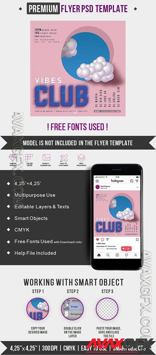 Club Vibes Premium Flyer Template