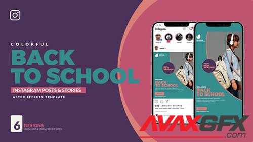 Back To School Instagram Post & Story B107 33357591 (VideoHive)