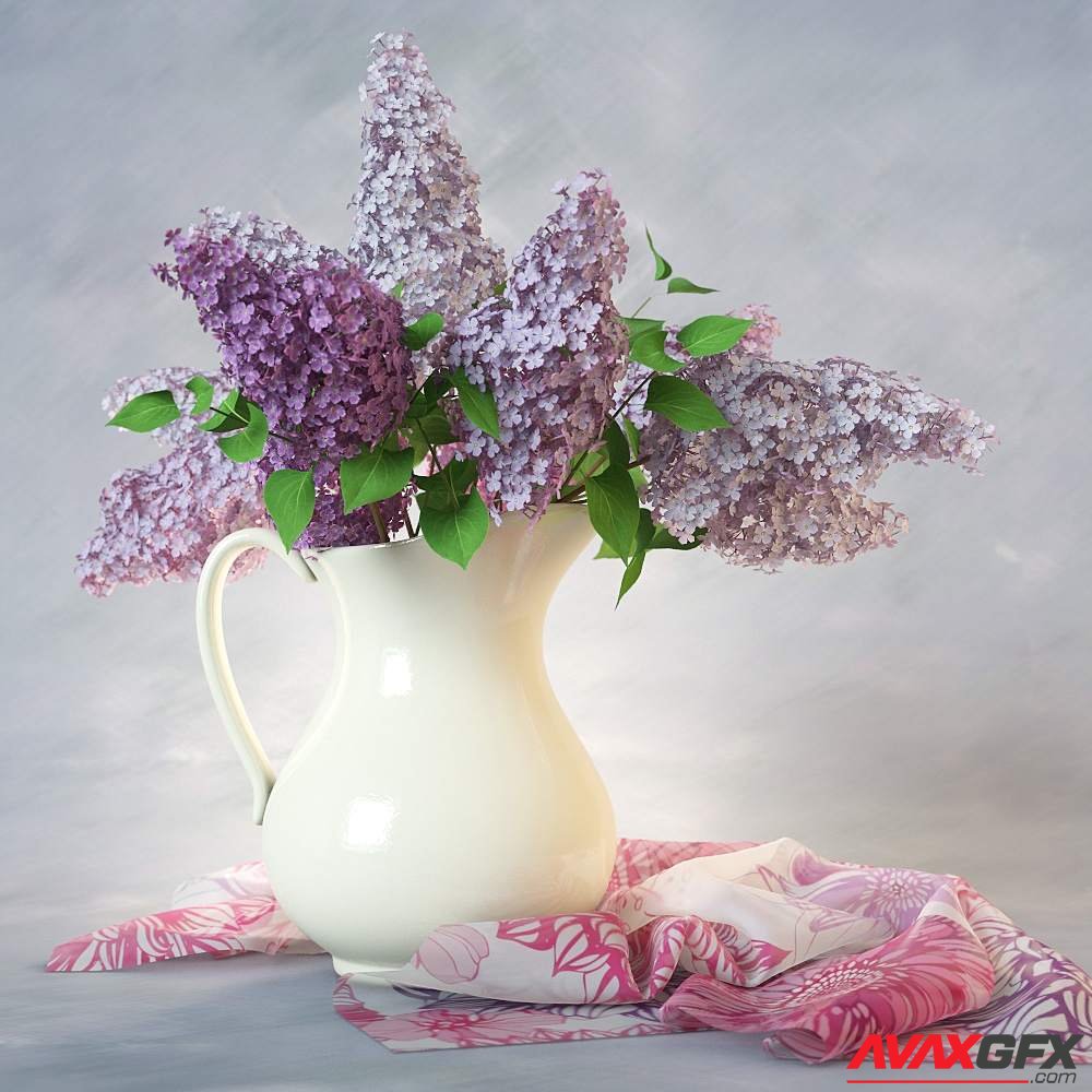 Lilac vase