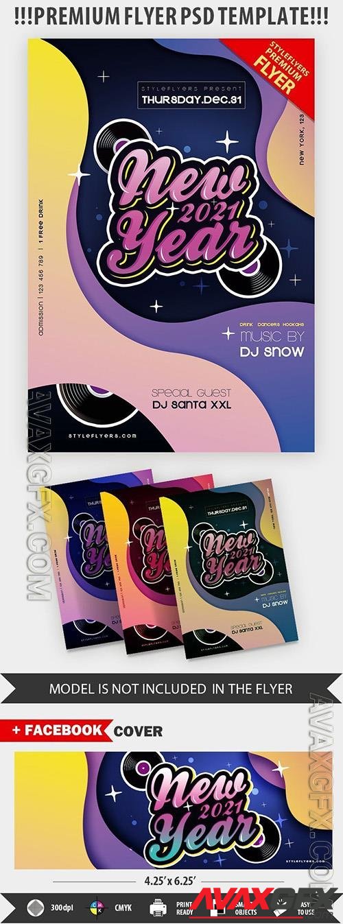 New Year 2021 Premium Flyer Template