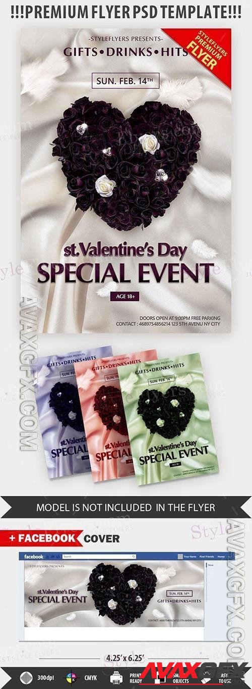 St. Valentine’s Day Event Flyer Template