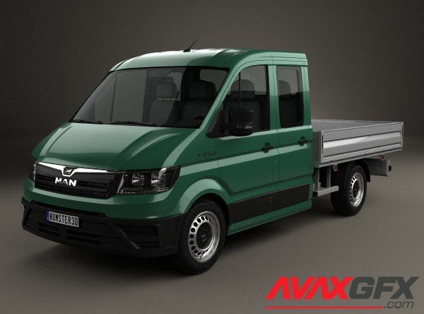 MAN TGE Crew Cab Platform Body L1 2017