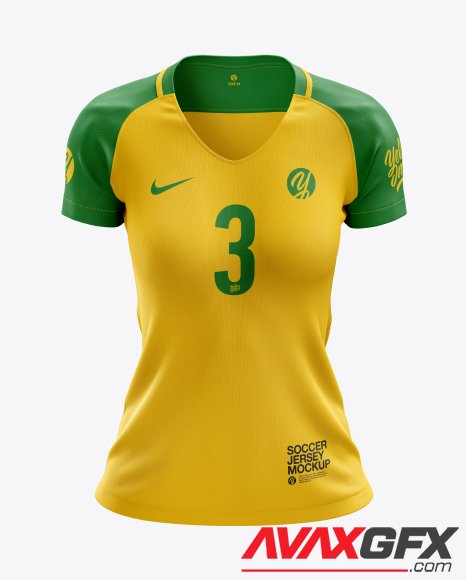 Women’s Soccer Jersey mockup 36146