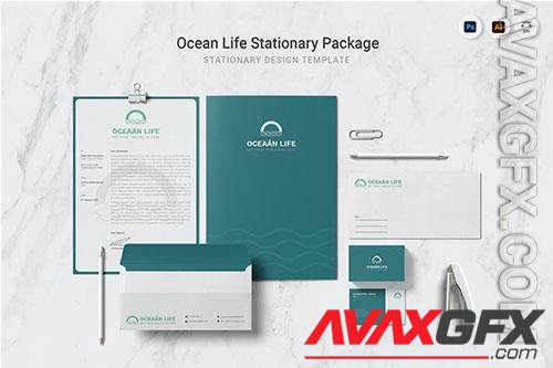 Ocean Life Stationary device for brand identity