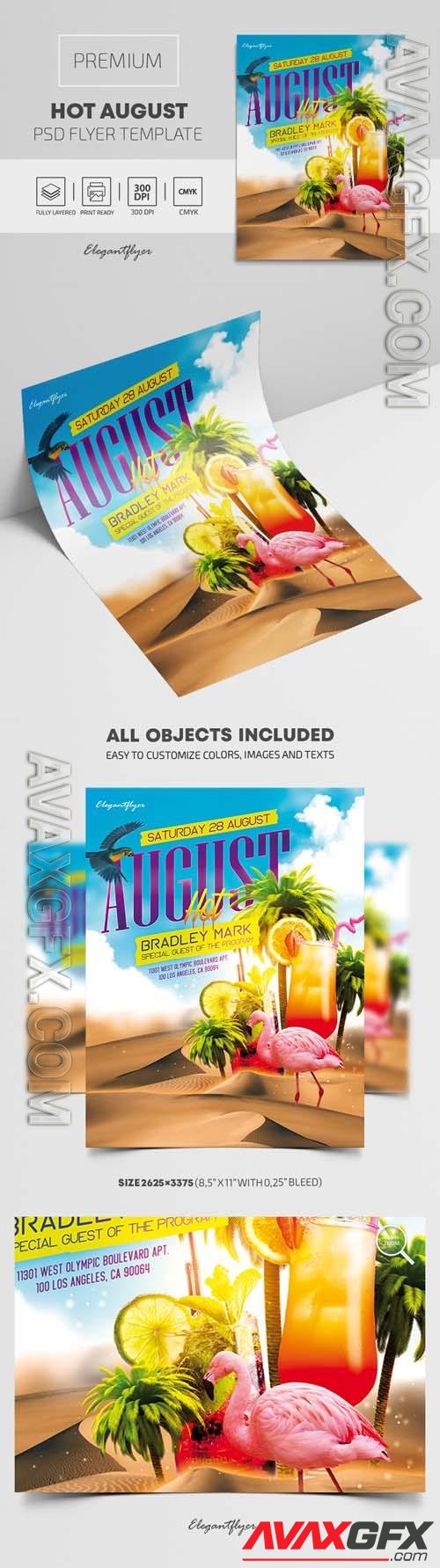 Hot August – Premium PSD Flyer Template