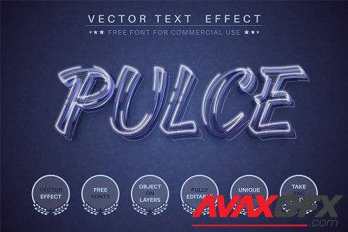 Pulce - editable text effect - 6388444