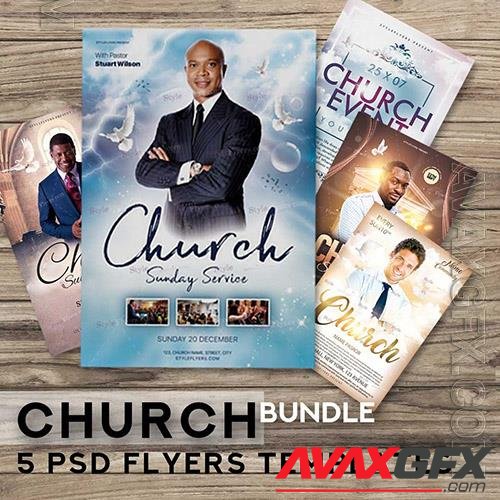 Church flyers Templates Bundle