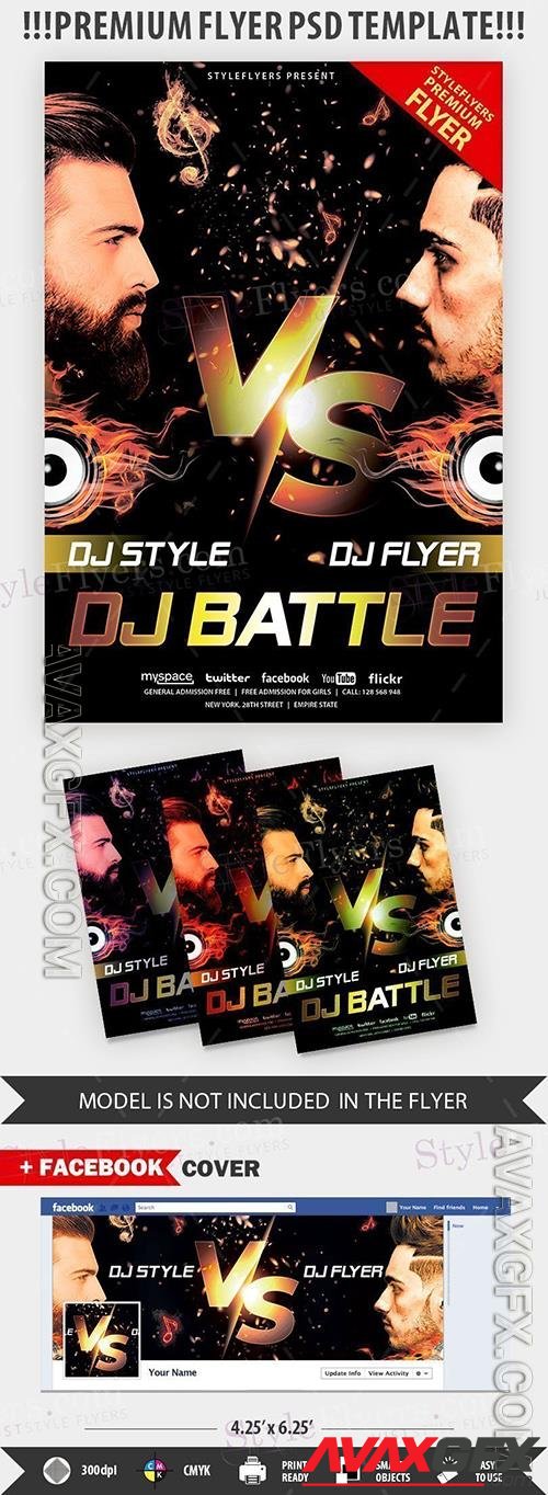 DJ Battle Flyer Template