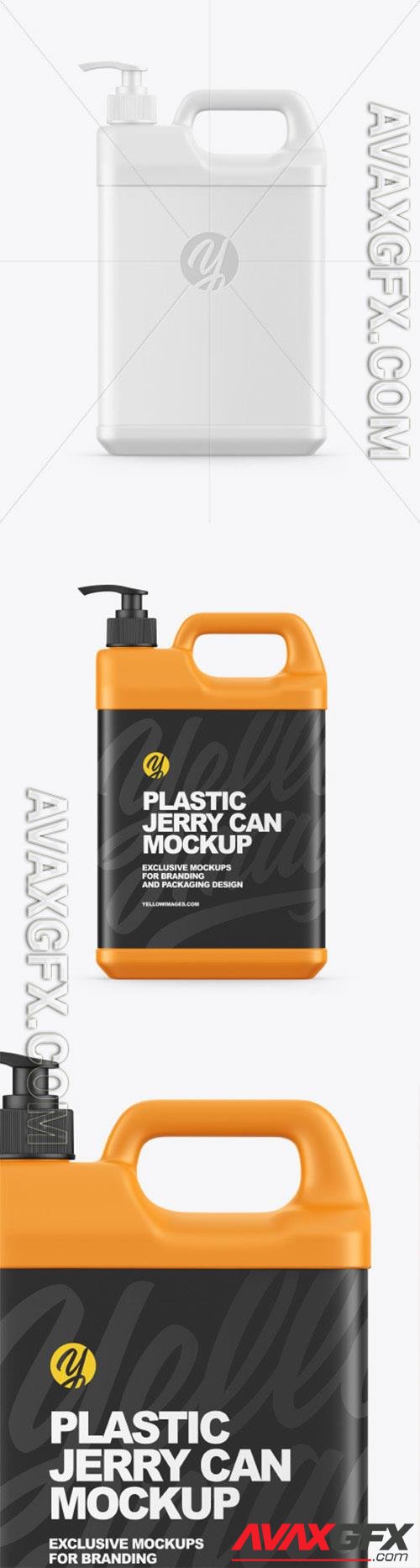 Plastic Jerry Can W Pump Mockup 86580 TIF