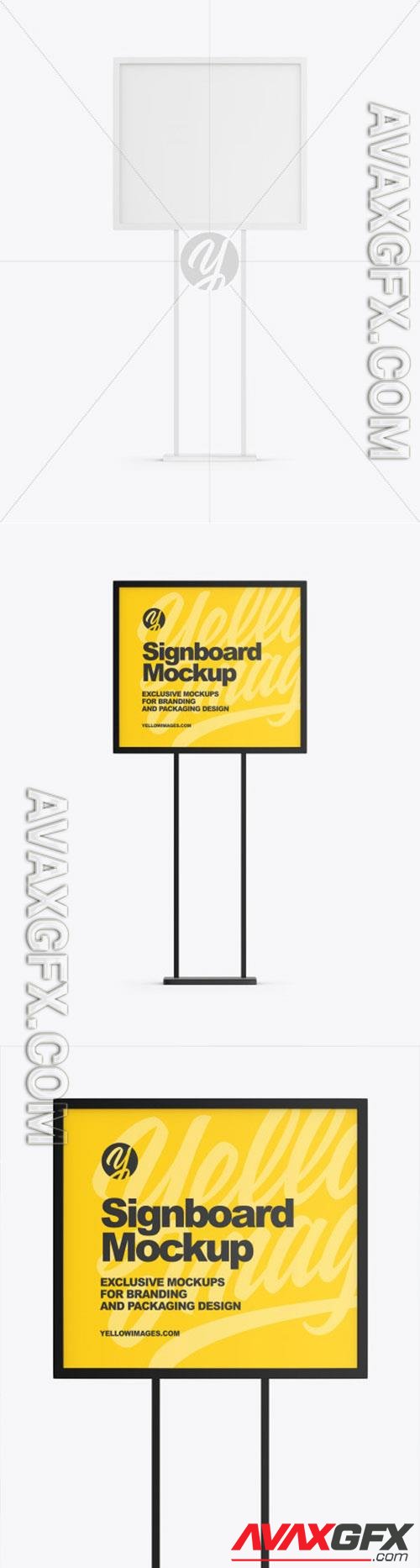 Advertising Signboard Mockup 86519 TIF