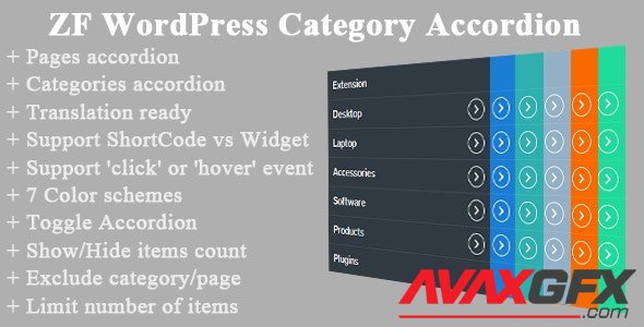 CodeCanyon - ZF WordPress Category Accordion v2.4 - 8849504