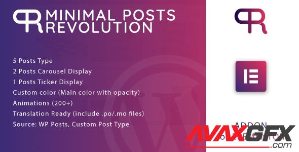 CodeCanyon - Minimal Posts Revolution For Elementor WordPress Plugin v1.0 - 33426542