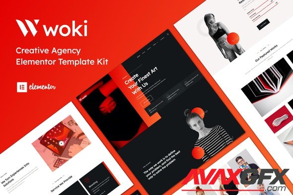 ThemeForest - Woki v1.0.0 - Creative Agency Elementor Template Kit - 32856157