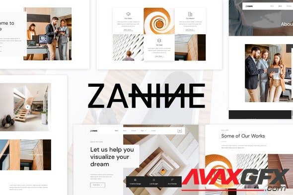 ThemeForest - Zanine v1.0.0 - Architecture Agency Elementor Template Kit - 33203579