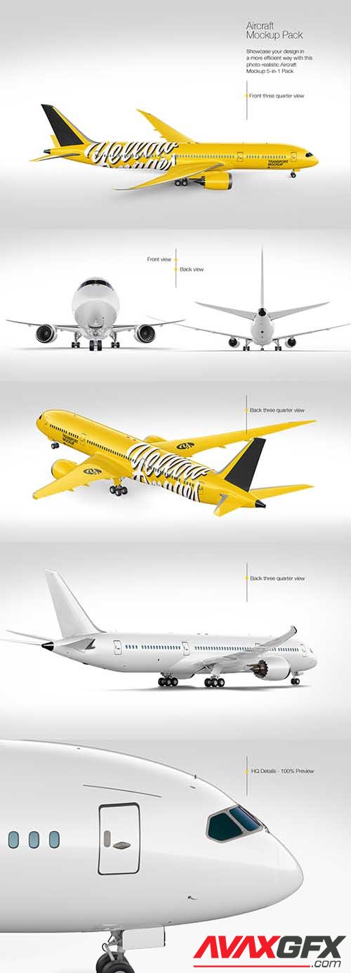 Aircraft Mockup Pack 88057