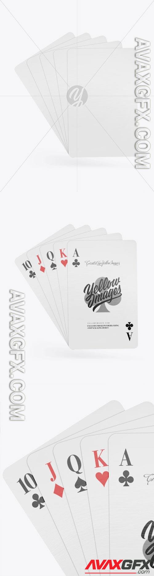 Five Playing Cards Mockup 86452 TIF