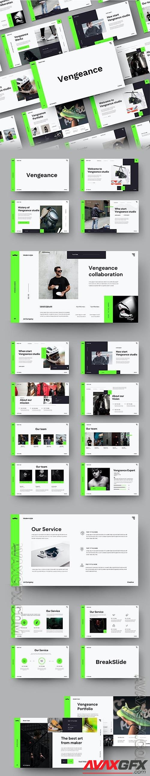 Vengeance – Business Powerpoint, Keynote and Google Slides Template