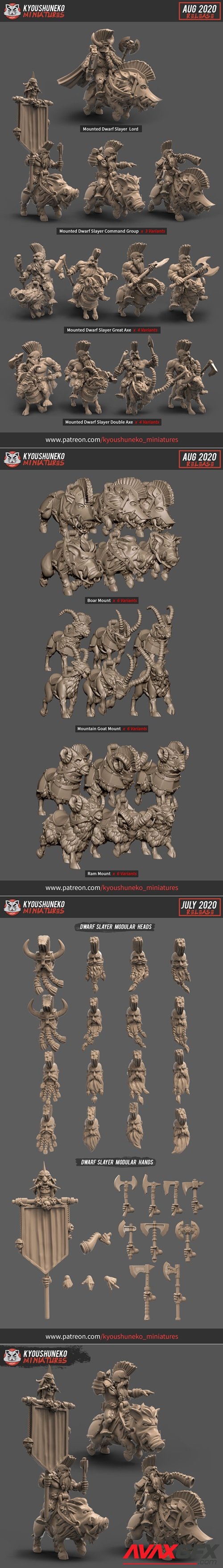 JDwarf Mounted Slayer – 3D Printable STL