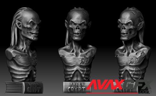 Crypt Keeper Busto – 3D Printable STL