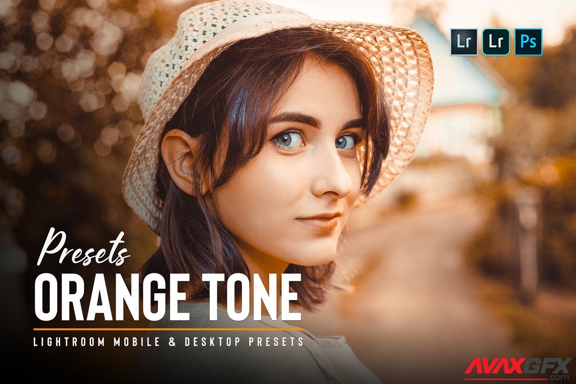 CreativeMarket - ORANGE tone mobile & desktop presets 6122045