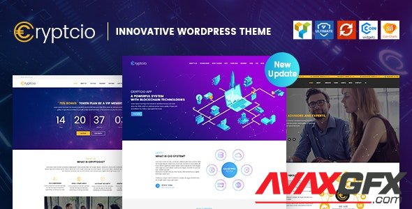 ThemeForest - Cryptcio v1.6.5 - Innovative WordPress Theme - 21316036