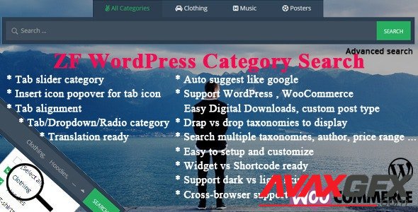 CodeCanyon - ZF WordPress Category Search v2.7 - 9168662
