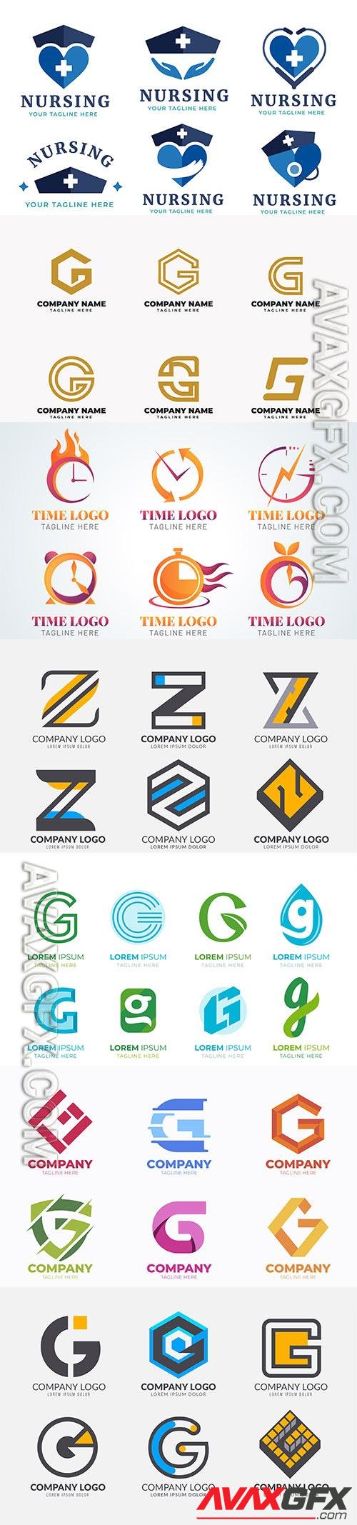 Vector logos and signs