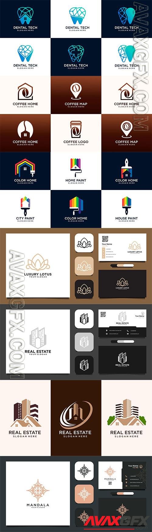 Business card and Logo vector design