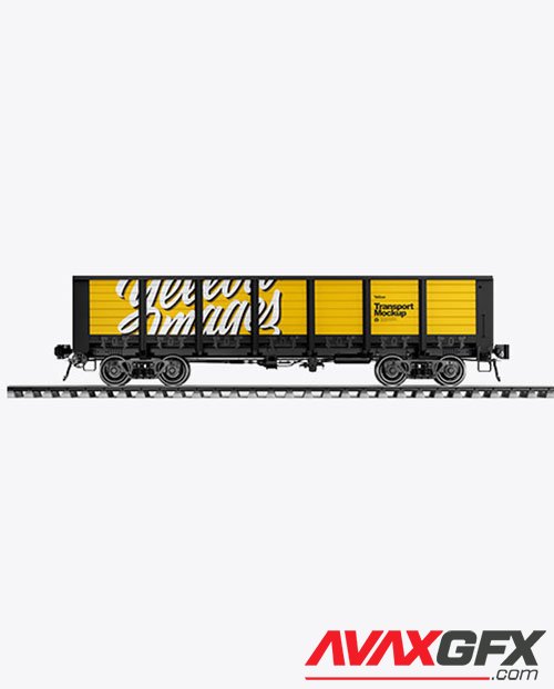 Railroad Car Mockup 50173
