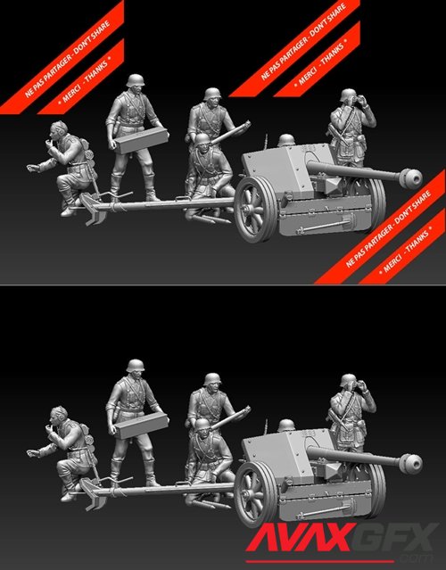 Artillerie allemande – 3D Printable STL