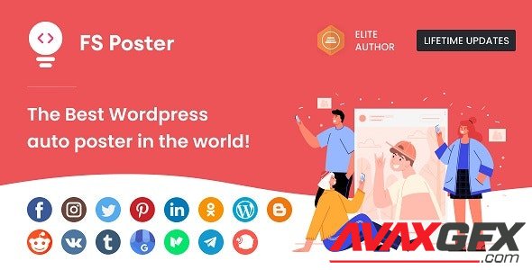 CodeCanyon - FS Poster v5.1.0 - WordPress Auto Poster & Scheduler - 22192139 - NULLED