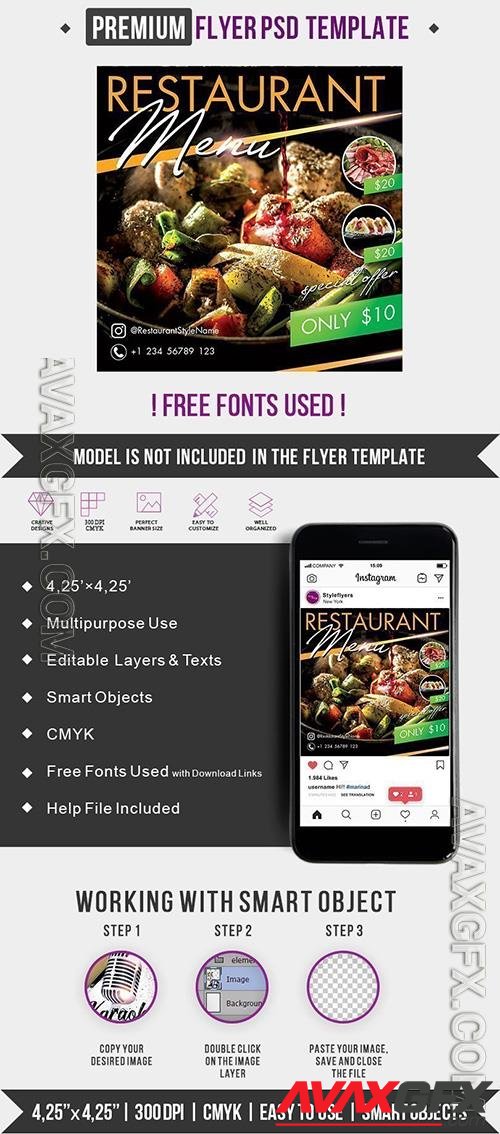 Restaurant Menu Template