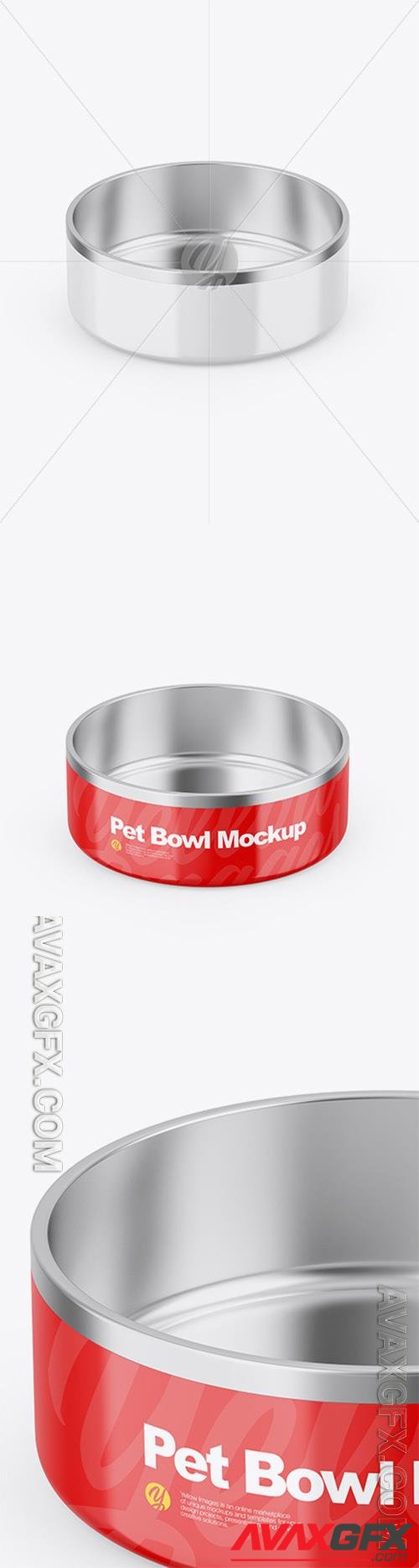 Glossy Pet Feeding Bowl Mockup 83059 TIF