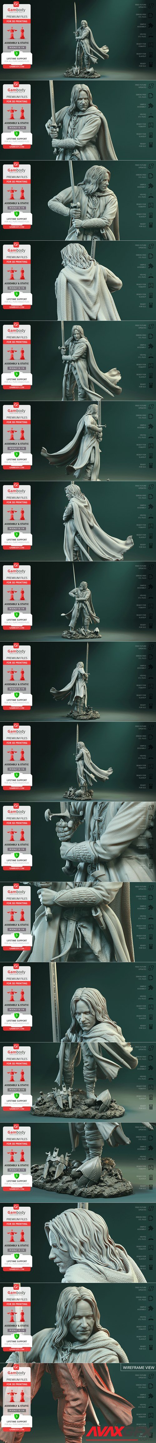 Aragorn – 3D Printable STL